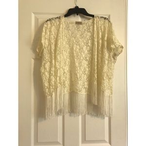 Boho lace kimono